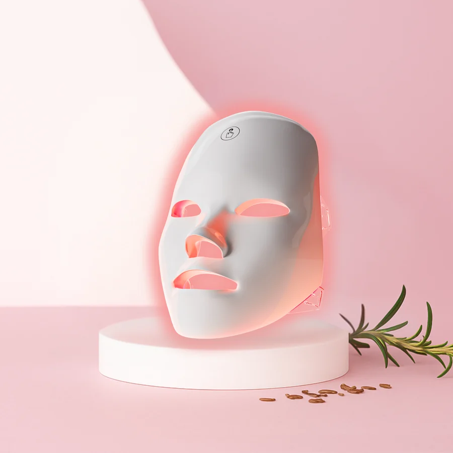 AntiAge-Masken i hvit hard silikon