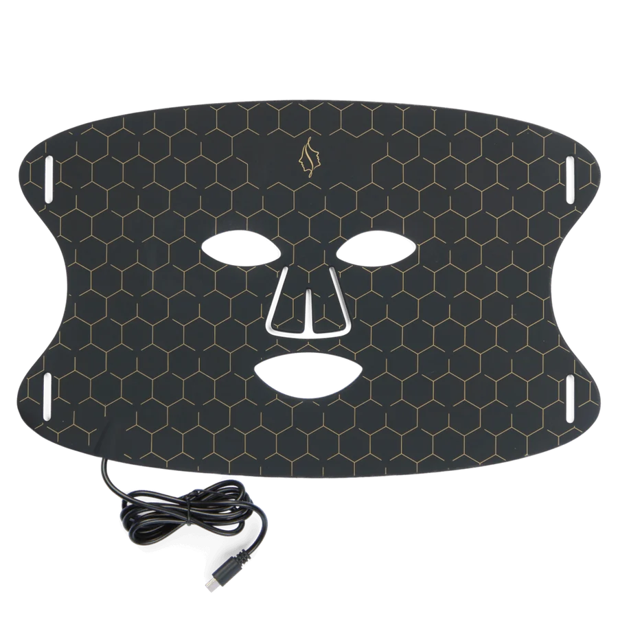 Comforth Light Pro LED-maske i svart silikon med ledning