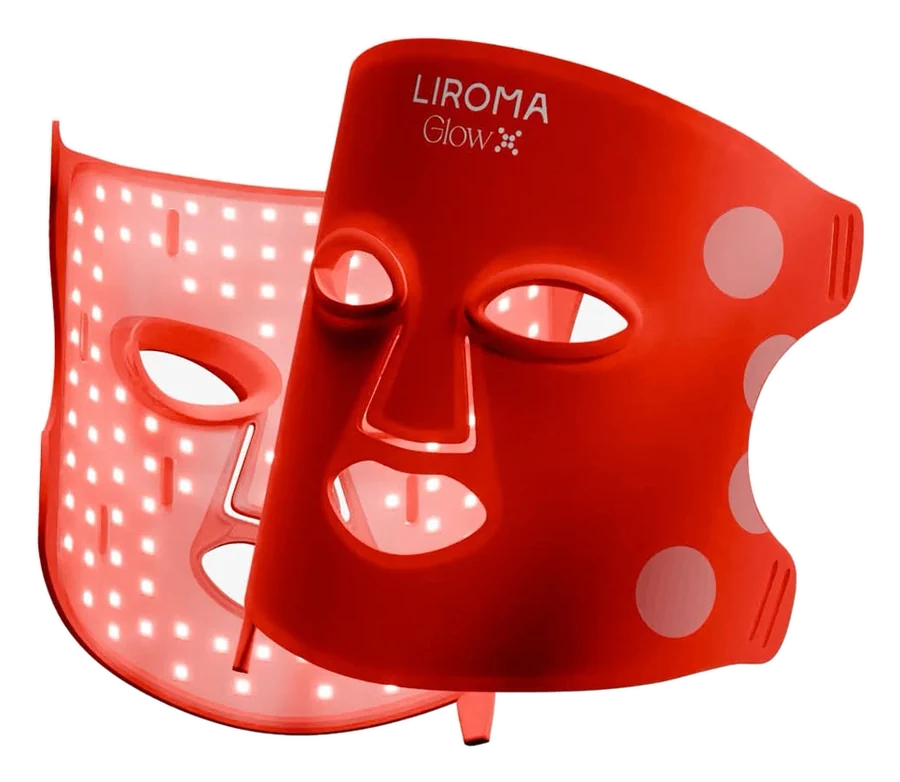 Liroma GLOW LED-maske i rød silikon